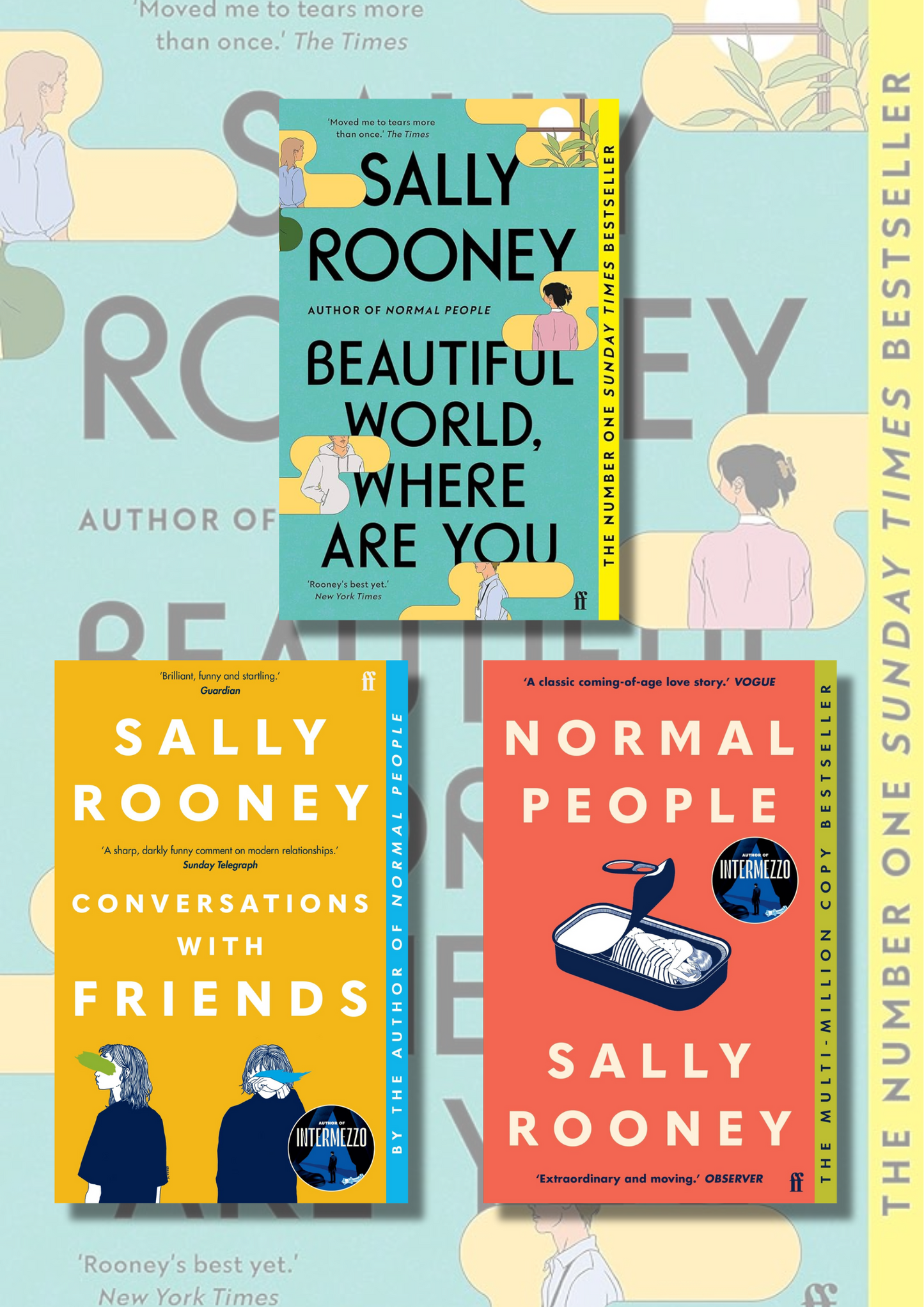 (3 Book Combo) - Normal People, Conversation With Friends, Beautiful World Where Are You (Paperback, Sally Rooney)