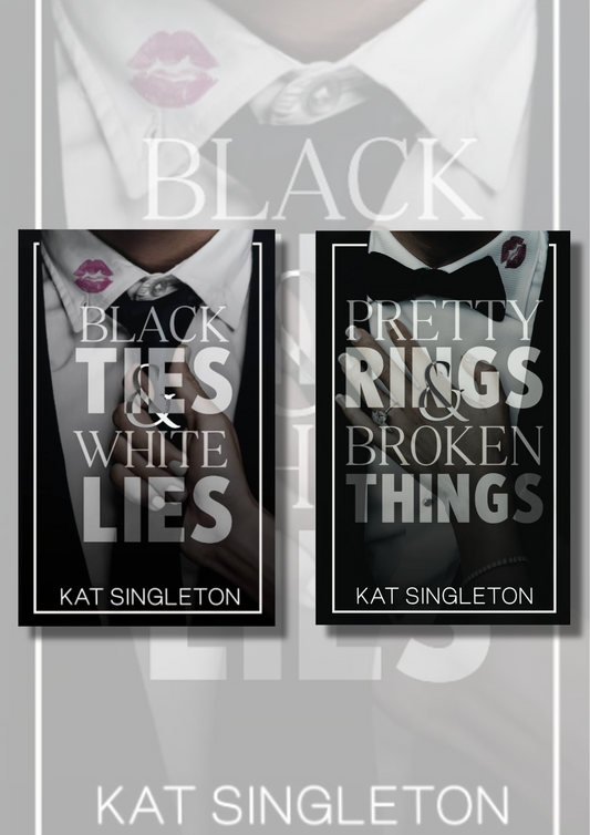 (Combo) (New) Black Ties and White Lies + Pretty Rings and Broken Things (Paperback) by Kat Singleton