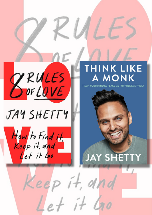 (Combo) 8 Rules of Love + Think like a monk (Paperback) - Jay Shetty