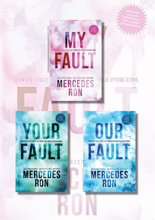 (Combo) My Fault + Your Fault + Our Fault (Culpable) (Paperback) by Mercedes Ron