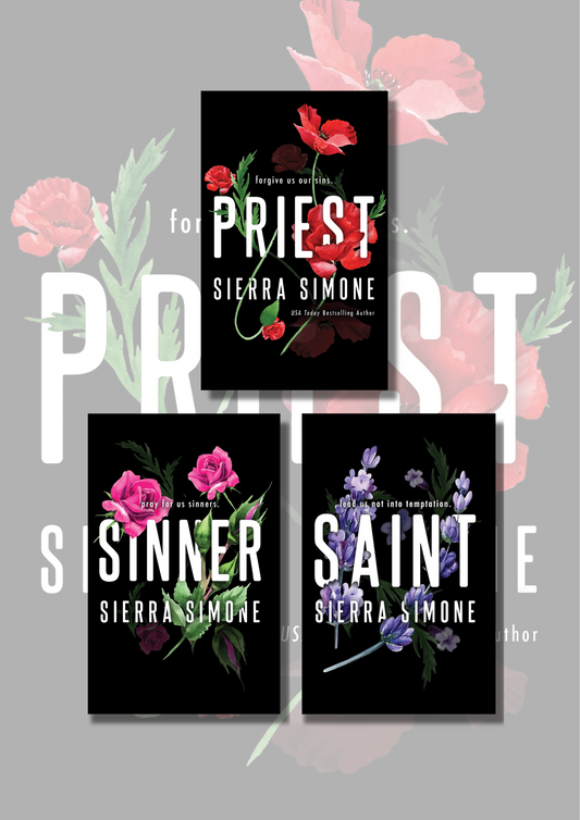 (Combo) Priest + Sinner + Saint (3 Books) (Paperback) by Sierra Simone
