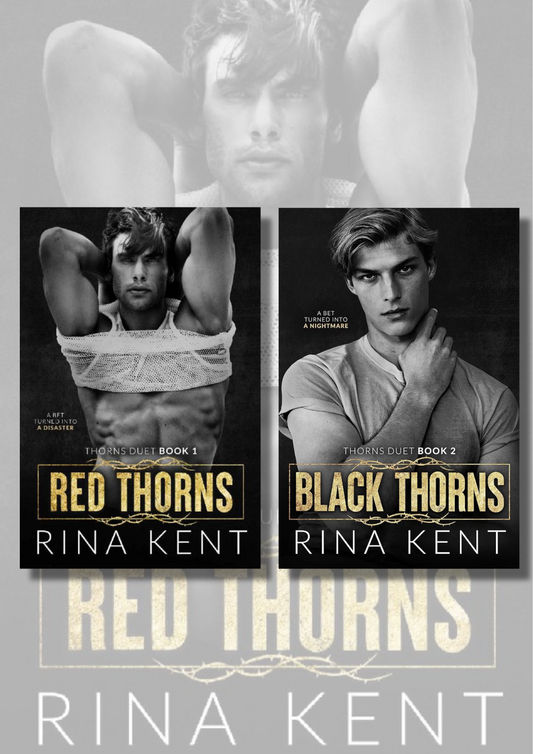 (Combo) Red Thorns + Black Thorns : A Dark New Adult Romance (2 Books) (Thorns Duet) (Paperback) by Rina Kent