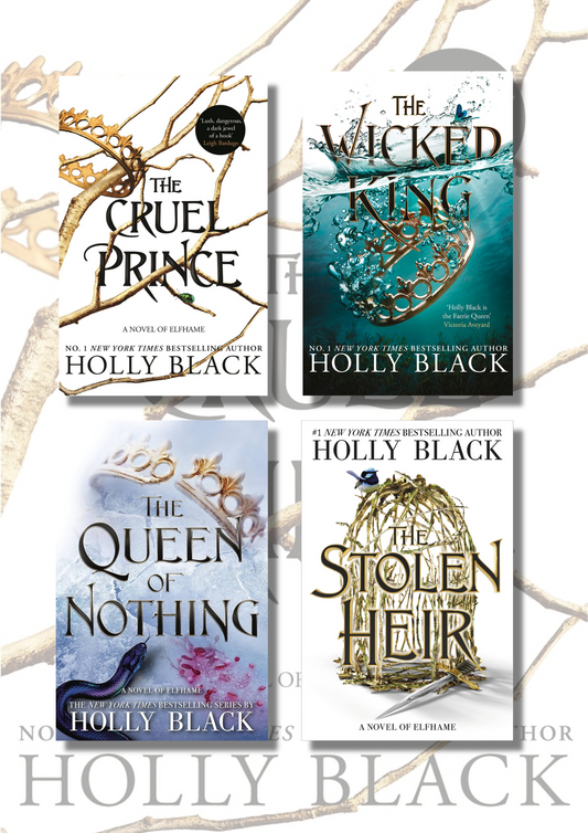 (Combo) The Cruel prince + The Wicked king + The Queen of nothing + Stolen Heir by Holly Black