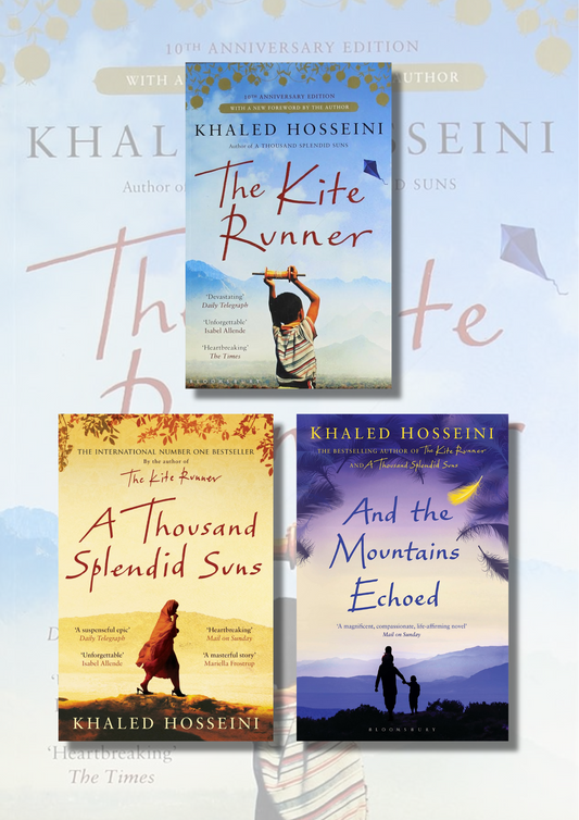(Combo) The Kite Runner + A Thousand Splendid Suns + And the Mountains Echoed (Paperback) by Khaled Hosseni
