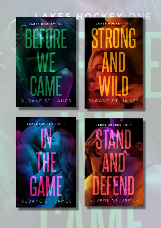 (Combo of 4) Before We Came + Strong and Wild + In The Game + Stand and Defend (Lakes Hockey) (Paperback) by Sloane St James