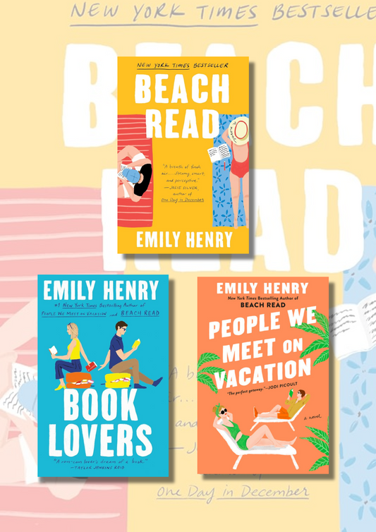 (Combo 3 Books) Book Lovers, Beach Read, People We Meet on Vacation - Emily Henry
