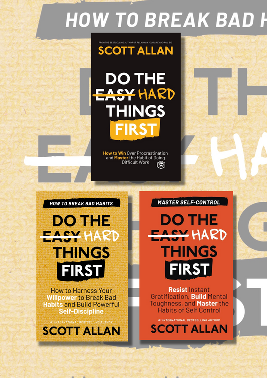 (Combo of 3) Do the Hard Things First Series (Paperback) by Scott Allan