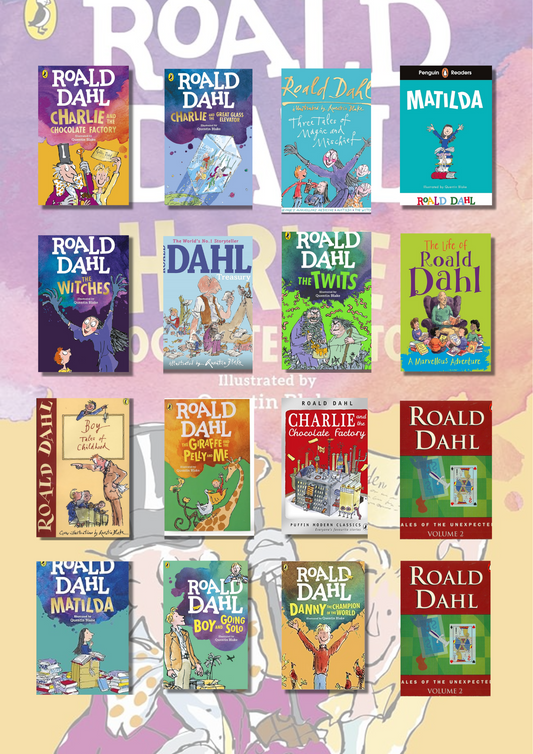 (16 Copy) Roald Dahl Complete Collection Paperback – by Roald Dahl